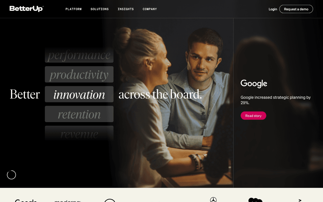 BetterUp (betterup.com) homepage — captured 2026-04-26