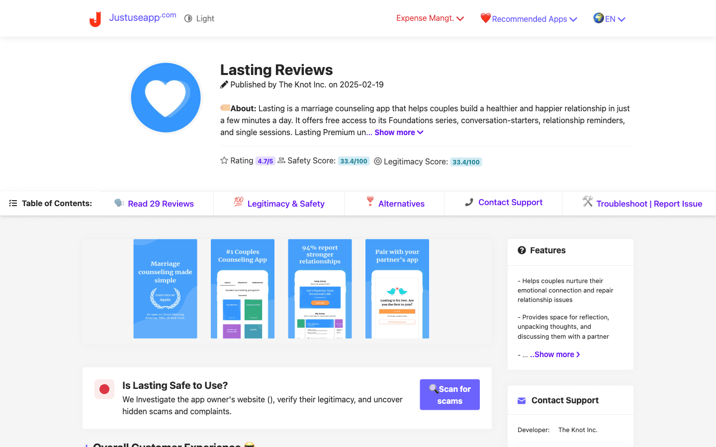 Screenshot evidence for Reviewer-documented bug pattern consistent with maintenance-mode product